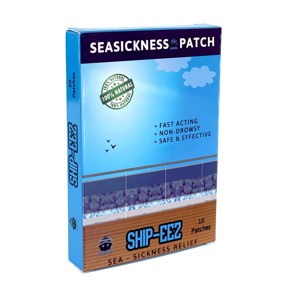 Sea Sickness Patch for Cruisers (1 Box per Person per 7 Day Cruise) - Ship-eez