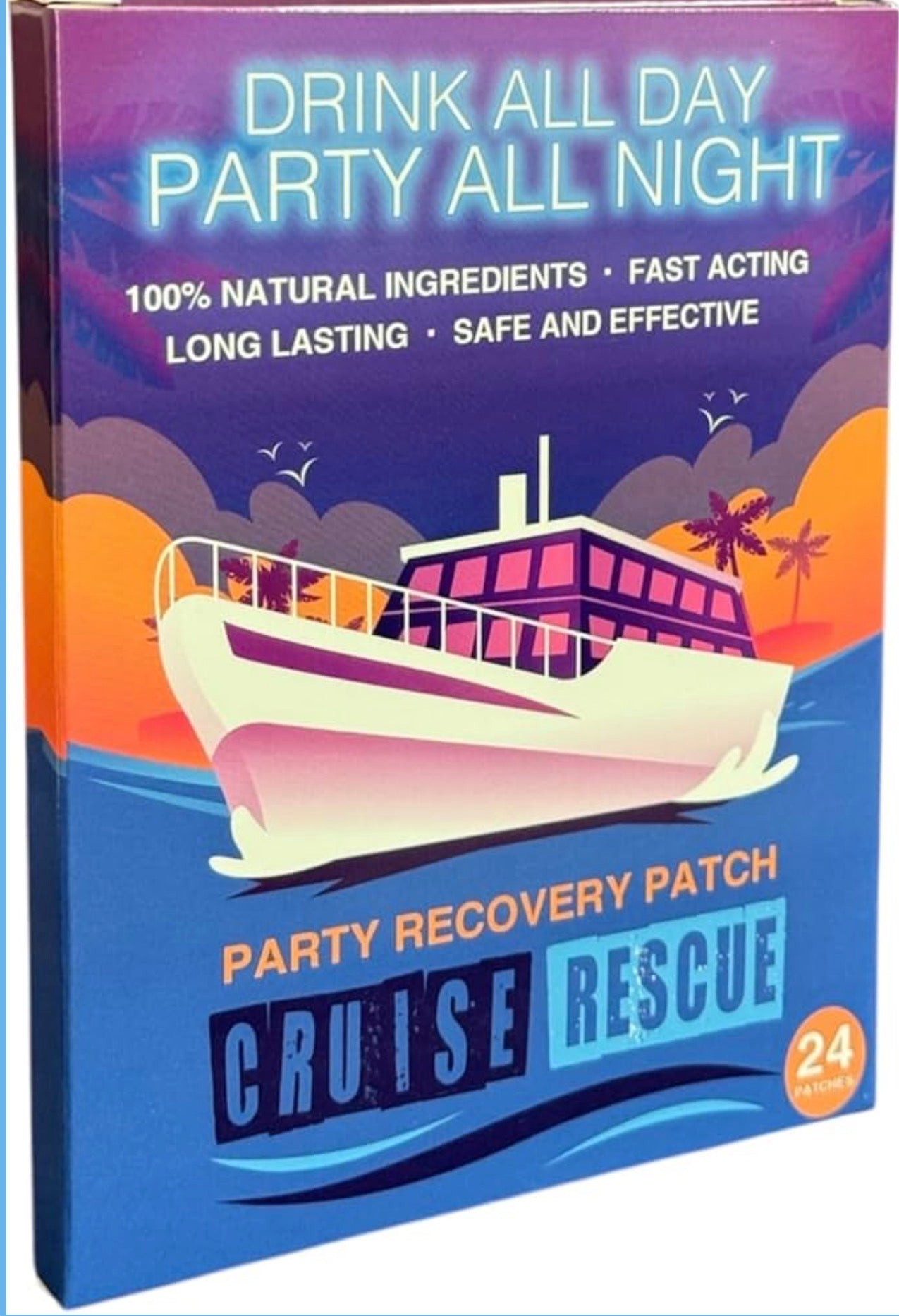CRUISE RESCUE HANGOVER PATCH FOR CRUISERS