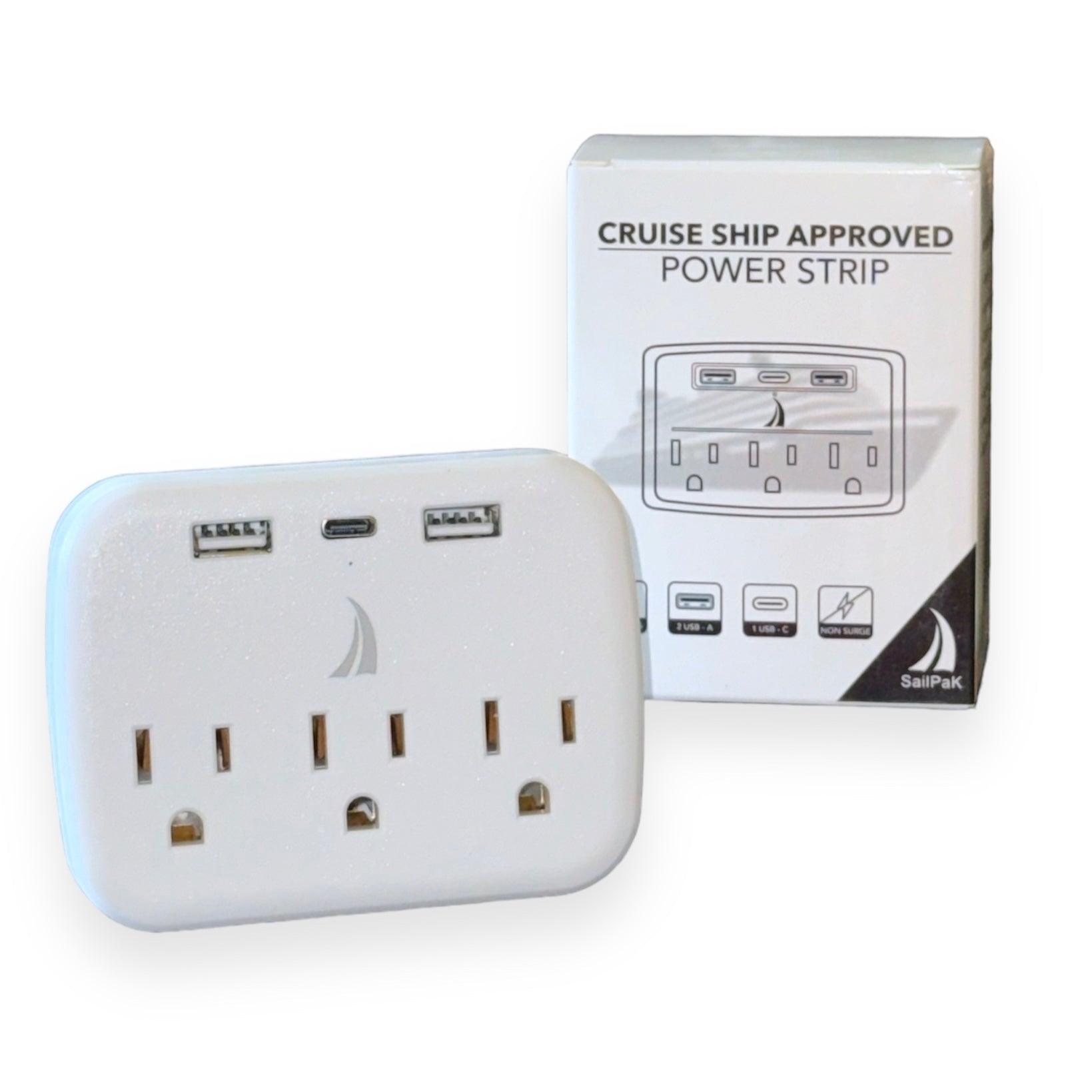 Cruise Ship Approved Power Strip - Ship-eez