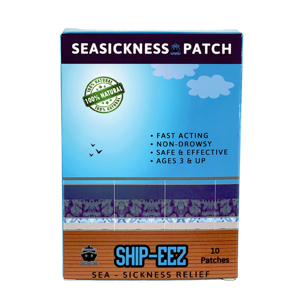 SEA SICKNESS PATCH FOR CRUISERS (1 BOX PER PERSON PER 7 DAY CRUISE) - Ship-eez